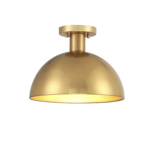 1-Light Ceiling Light in Natural Brass (M60071NB)