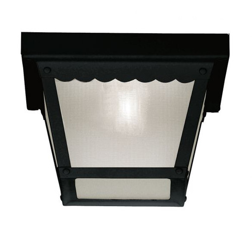 Savoy House 1-Light Outdoor Ceiling Light in Black (M50058BK)