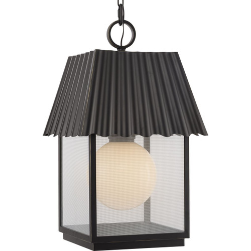 POINT DUME® by Jeffrey Alan Marks for Progress Lighting Hook Pond Oil Rubbed Bronze Outdoor Hanging Lantern (P550117-108)