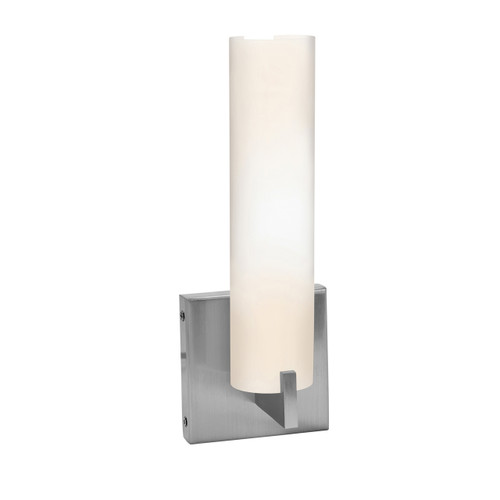 Oracle Brushed Steel Wall Light (50565-BS/OPL)