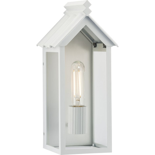 POINT DUME® by Jeffrey Alan Marks for Progress Lighting Dunemere Shelter White Outdoor Wall Lantern with DURASHIELD (P560303-192)