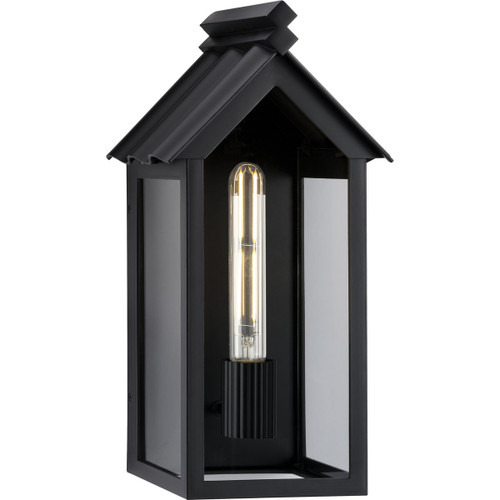 POINT DUME® by Jeffrey Alan Marks for Progress Lighting Dunemere Matte Black Outdoor Wall Lantern with DURASHIELD (P560304-31M)