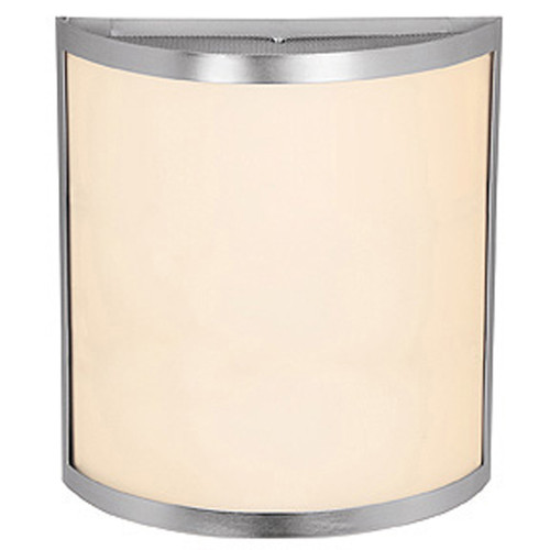 Artemis Brushed Steel 2 Light Wall Light (20439-BS/OPL)