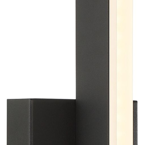 Illume Matte Black Dual Voltage LED Wall Light (63161LEDD-MBL/ACR)