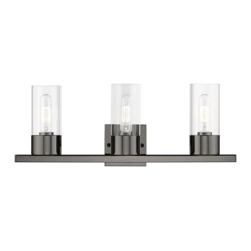 Carson 3 Light Vanity In Black Chrome (17313-46)