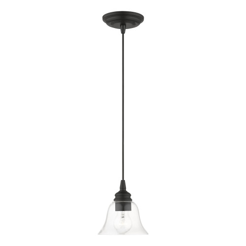 Moreland 1 Light Pendant In Black (46480-04)