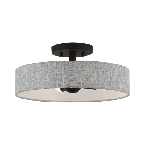 Elmhurst 4 Light Semi-Flush In Black (46147-04)