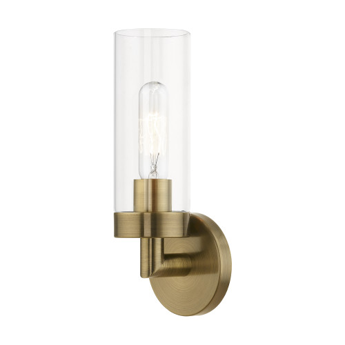 Ludlow 1 Light Sconce In Antique Brass (16171-01)