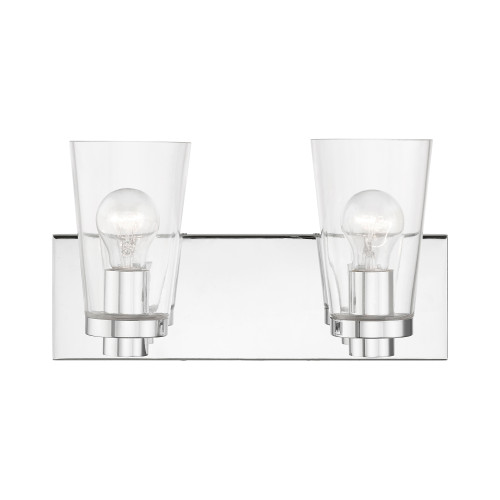 Cityview 2 Light Vanity In Polished Chrome (18182-05)