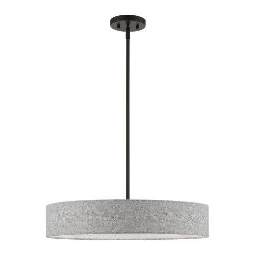 Elmhurst 4 Light Pendant In Black (46144-04)