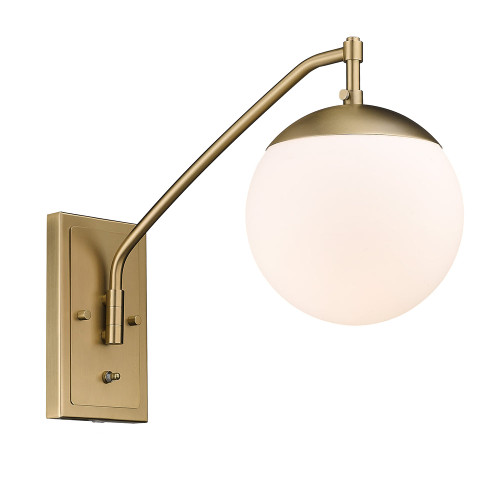 Glenn 1 Light Swing Arm In Brushed Champagne Bronze (3699-A1W BCB-OP)