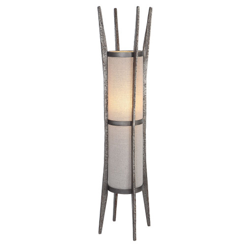 Fortress Pewter Accent Table Lamp (30142-1)