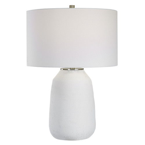 Heir Matte Chalk White Table Lamp (30105-1)