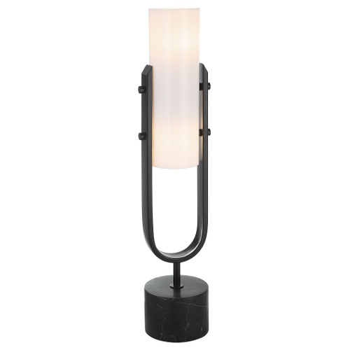 Runway Black And White Accent Table Lamp (30141-1)
