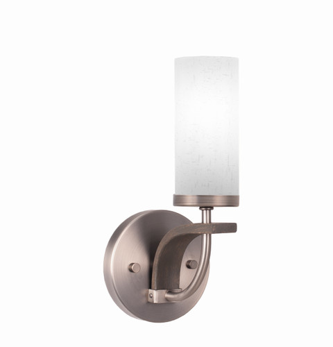 Monterey 1 Light Sconce In Graphite & Wood-look Metal (2911-GPDW-801)