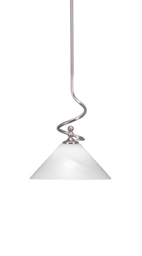 Capri 1 Light Mini Pendant In Brushed Nickel (901-BN-2121)