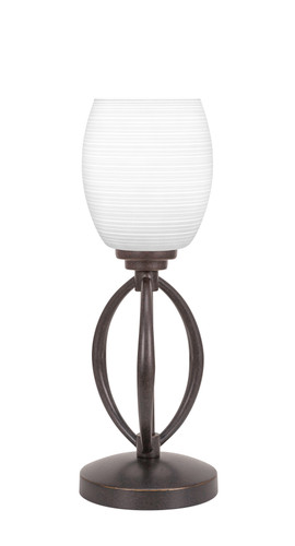 Marquise 1 Light Table Lamp In Dark Granite (2410-DG-4021)