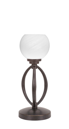 Marquise 1 Light Table Lamp In Dark Granite (2410-DG-4101)