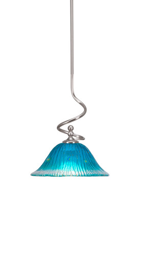 Capri 1 Light Mini Pendant In Brushed Nickel (901-BN-438)