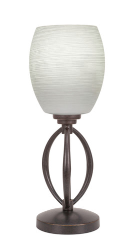 Marquise 1 Light Table Lamp In Dark Granite (2410-DG-615)