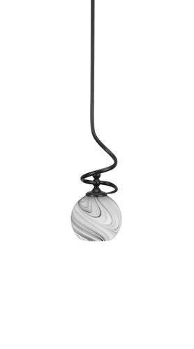 Capri 1 Light Mini Pendant In Matte Black (901-MB-4109)