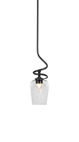 Capri 1 Light Mini Pendant In Matte Black (901-MB-210)