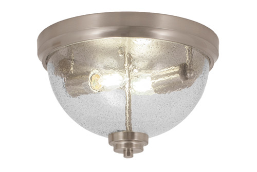 2 Light Flush Mount In Brushed Nickel (822-BN-2)