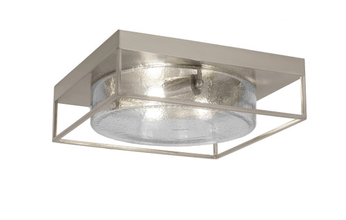 3 Light Flush Mount In Brushed Nickel (856-BN-2)