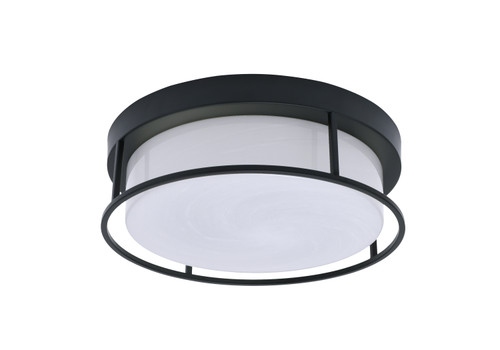 3 Light Flush Mount In Matte Black (816-MB-1)