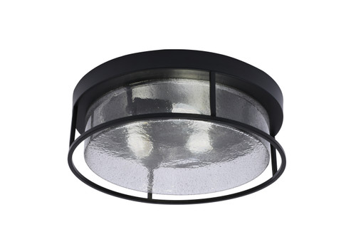 3 Light Flush Mount In Matte Black (816-MB-2)