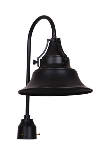Union 1 Light Outdoor Post Mount in Midnight (Z4415-MN)