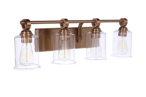 Romero 4 Light Vanity in Satin Brass (56404-SB)