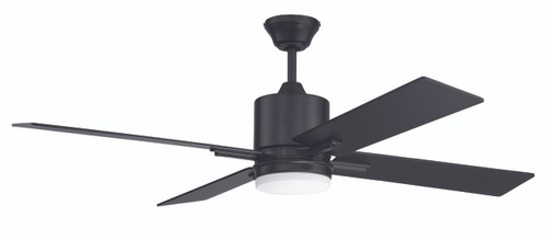 Teana 1 Light 52" Indoor Ceiling Fan In Flat Black (TEA52FB4-UCI)