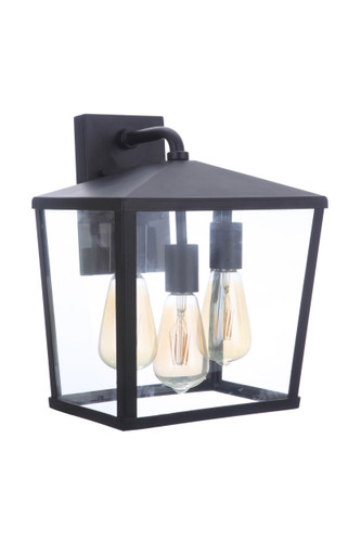 Olsen 3 Light Medium Outdoor Wall Lantern in Midnight (ZA4624-MN)