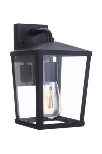 Olsen 1 Light Small Outdoor Wall Lantern in Midnight (ZA4604-MN)