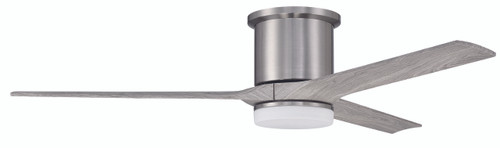 Burke 1 Light 60" Indoor Ceiling Fan In Brushed Polished Nickel (BRK60BNK3)