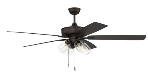 Super Pro 104 4 Light 60" Outdoor Ceiling Fan In Espresso (OS104ESP5)