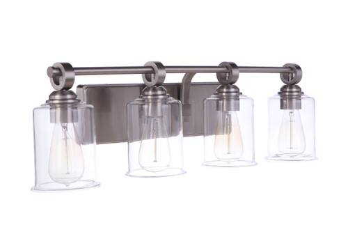 Romero 4 Light Vanity in Brushed Polished Nickel (56404-BNK)