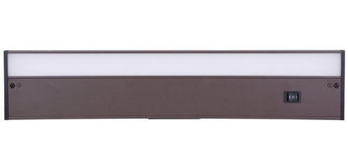 18" Under Cabinet LED Light Bar in Bronze (CUC1018-BZ-LED)