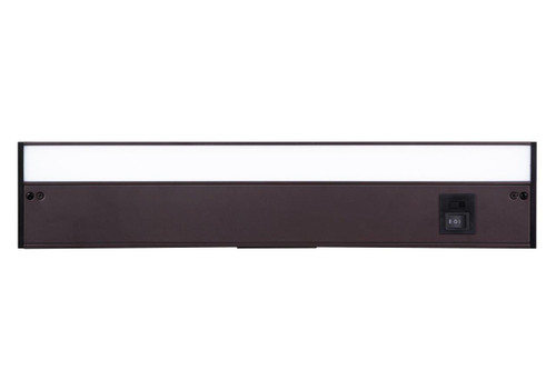 18" Under Cabinet LED Light Bar in Bronze (3-in-1 Adjustable Color Temperature) (CUC3018-BZ-LED)