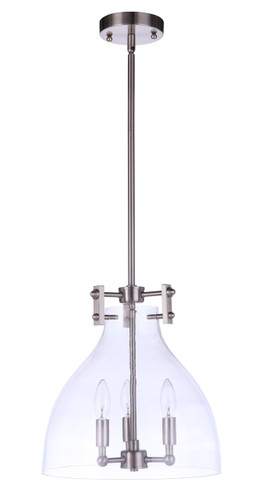 Chardonnay 3 Light Pendant in Brushed Polished Nickel (55893-BNK)