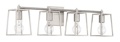 Dunn 4 Light Vanity in Brushed Polished Nickel (12132BNK4)