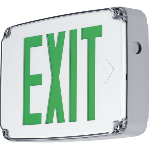 Wet Location LED Emergency Exit Sign Single Face Green Letter (PEWLE-SG-30)