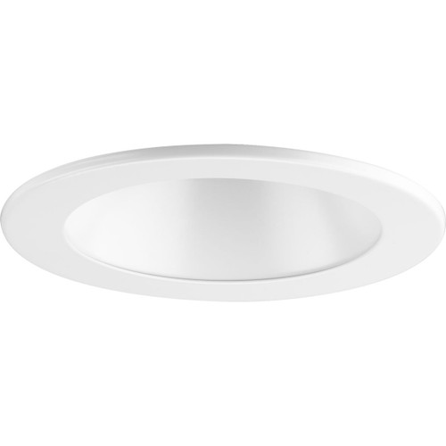 4" Satin White LED Recessed Open Shower Trim for 4" Housing (P804N series) (P804002-028)
