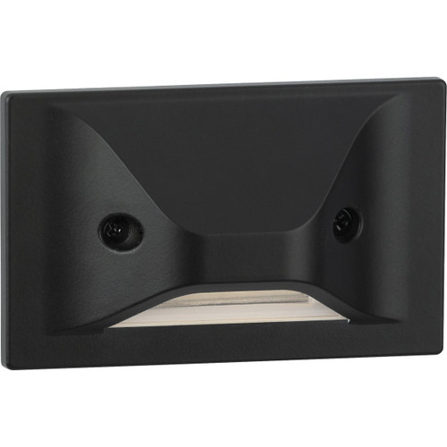 LED Indoor/Outdoor Black Integrated LED Wall or Step Light (P660004-031-30)