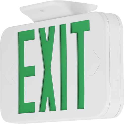 LED Emergency Exit Sign Green Letters (PETPE-UG-30-RC)