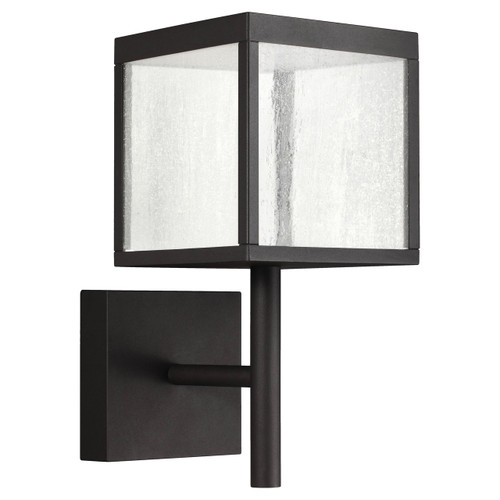 Reveal Black 1 Light Outdoor Sconce (20080LED-BL/SDG)