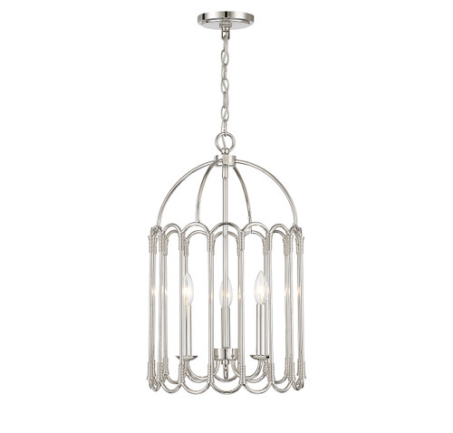 3-Light Pendant in Polished Nickel (M30011PN)