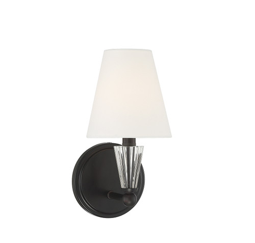 1-Light Wall Sconce in Matte Black (M90102MBK)