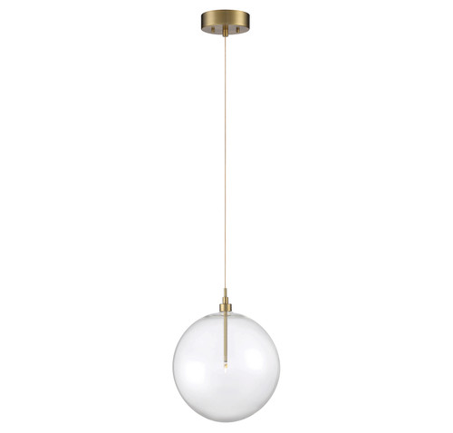 1-Light Pendant in Natural Brass (M70114NB)